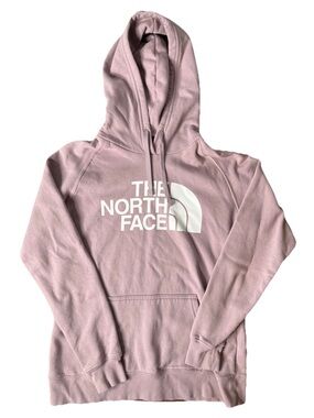 The North Face Dusty Rose Women’s Hoodie with White Logo Size Medium